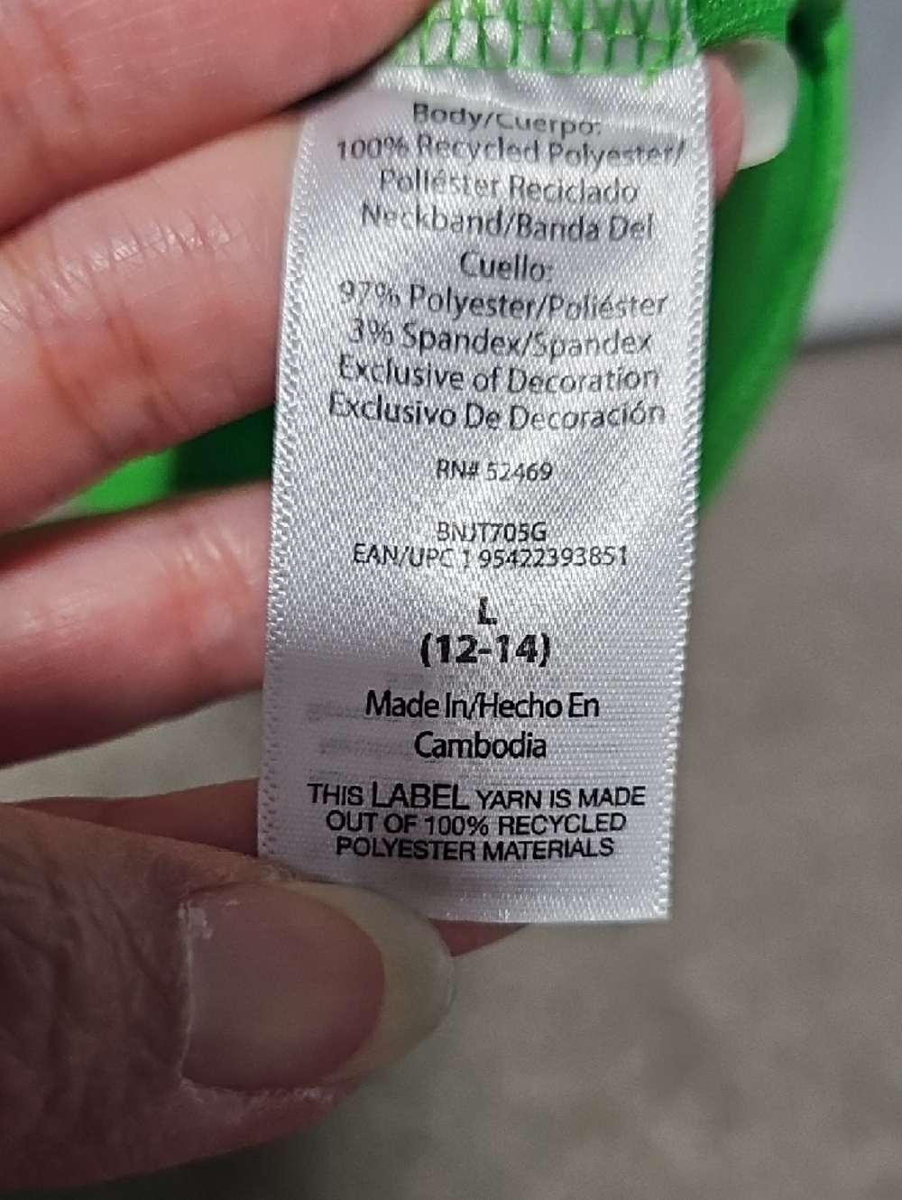 BNWT Shenanigans 89 Green Sports Jersey - Picture 5 of 5